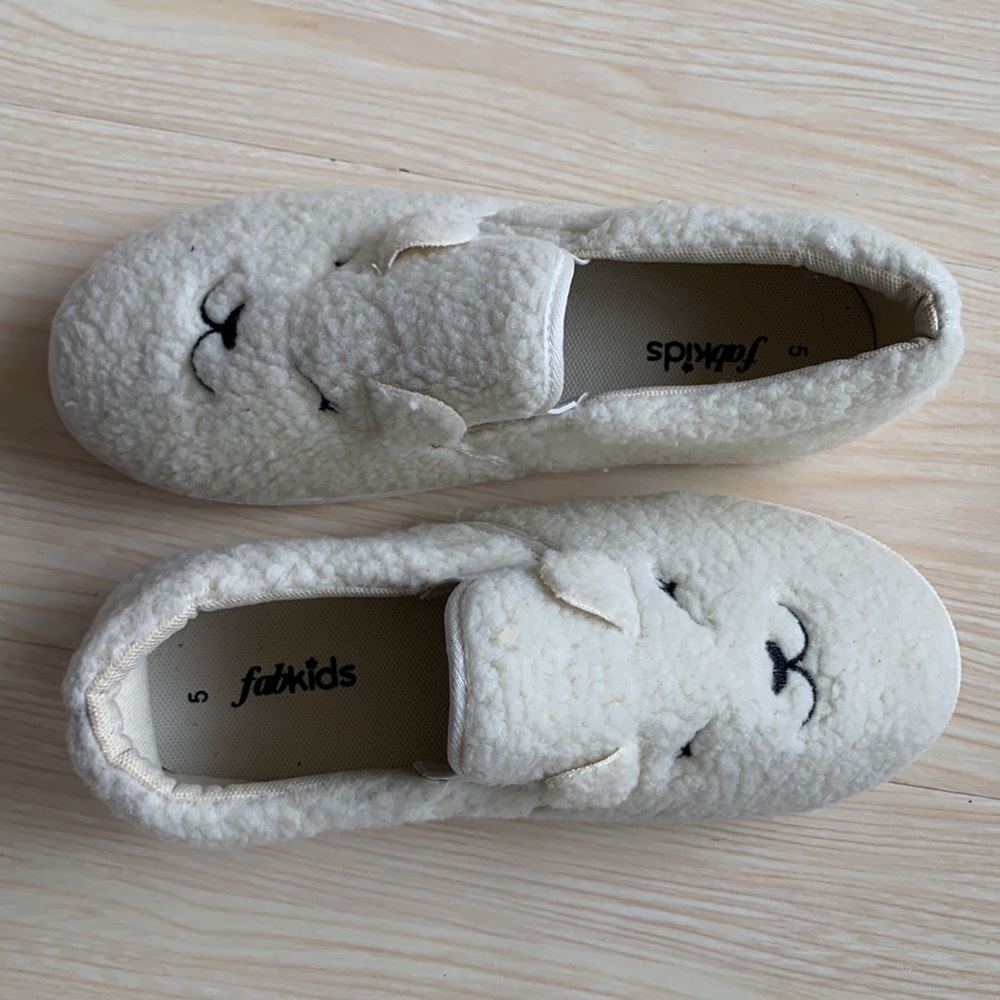 Brand new FABKIDS Super Cute Fuzzy Sneakers